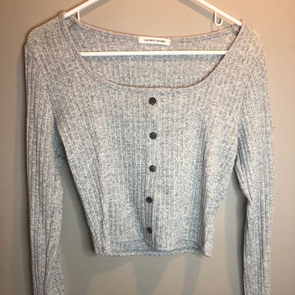 Long sleeve sweater shirt